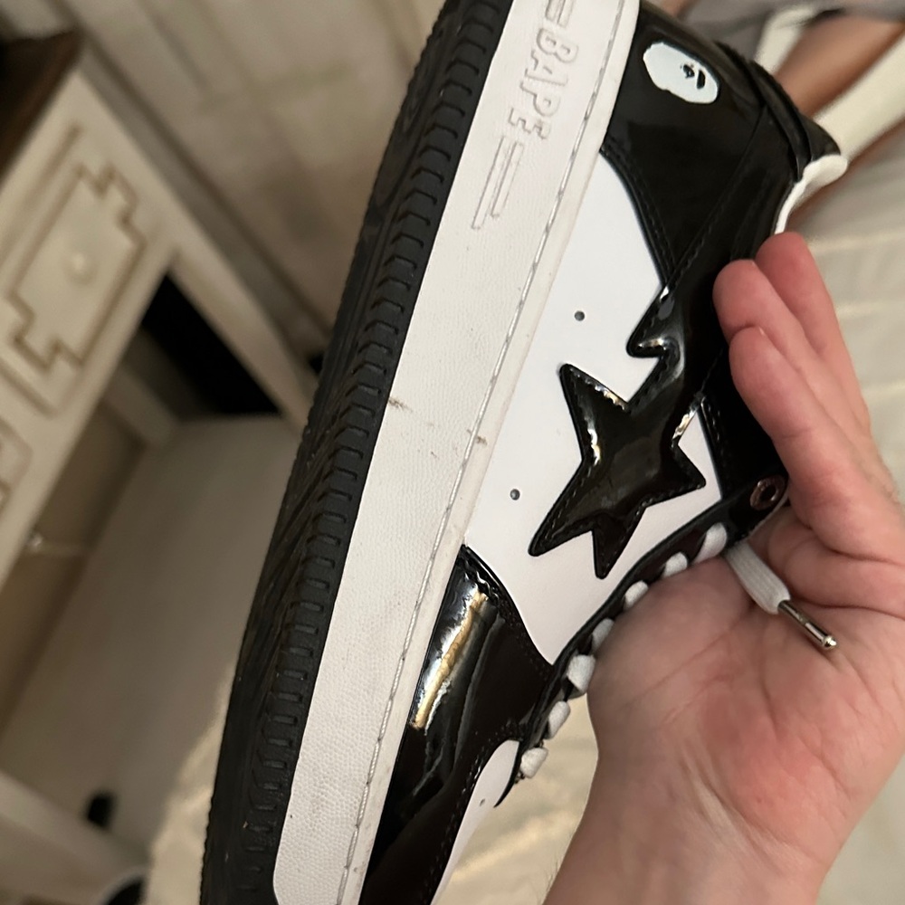 Bape Black and White Men's Shoes - Picture 7 of 11